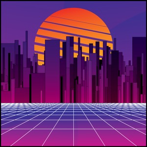 Day 1593: Neon City In Shattered Glass